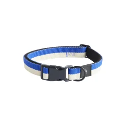 HAY Dogs Halsbånd Flat, blue/off-white