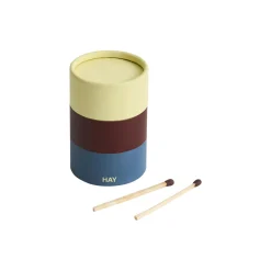 HAY fyrstikker, lime yellow/bordeaux /teal blue