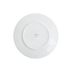 HELIA Plate, hvit og turkis/gull