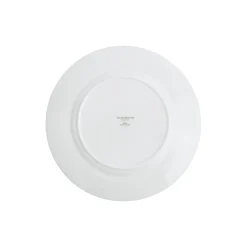HELIA Plate, hvit og turkis/gull