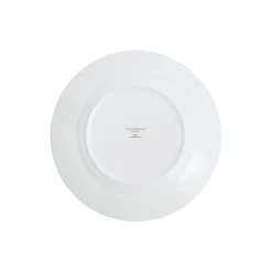 HELIA Plate, hvit og turkis/gull