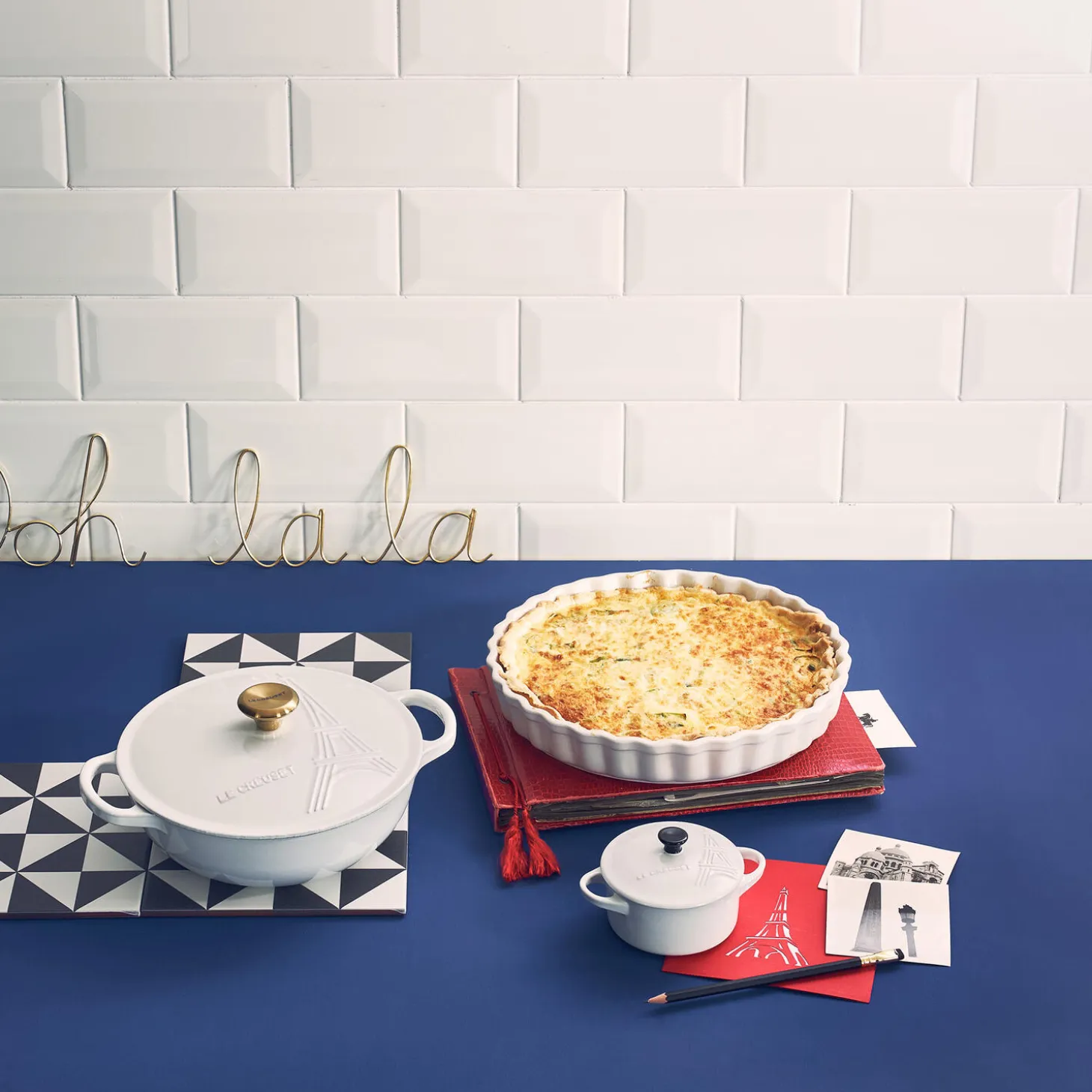 Heritage paiform stentøy, white