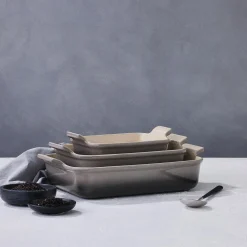 Heritage rektangulært fat 19 cm, flint