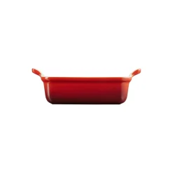Heritage rektangulært fat 19 cm, cerise