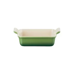 Heritage rektangulært fat 19 cm, bamboo green