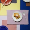 Herringbone dekkebrikke, lilla