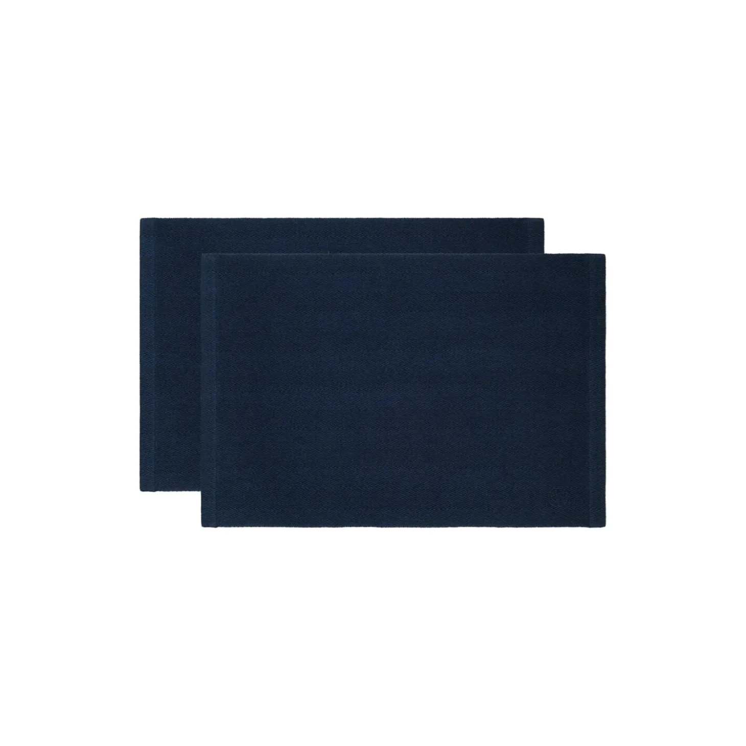 Herringbone spisebrikker, dark blue
