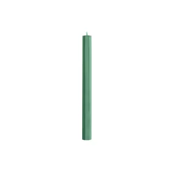 Hexagon stearinlys, green