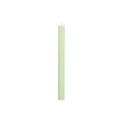 Hexagon stearinlys, light green