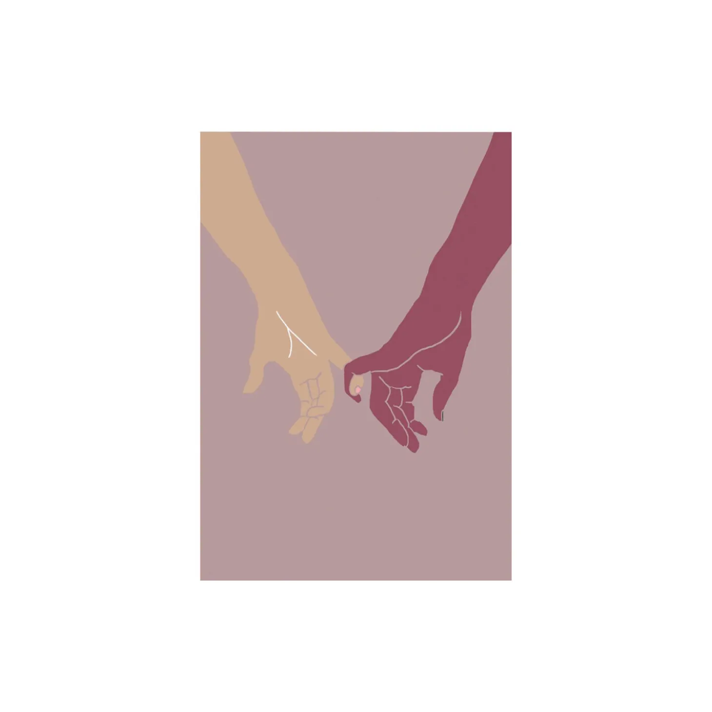 Hold hender - Kunstkort