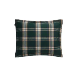 Holiday Flannel putetrekk, tartan green