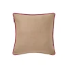 Holiday House Pillow Cover, beige multi