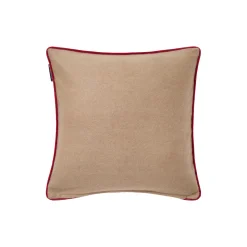 Holiday House Pillow Cover, beige multi