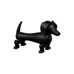 Hund medium, mørk beiset eik