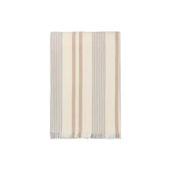 Iris pledd, beige/grey