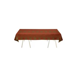 Juleduken Damaskduk, Christmas red