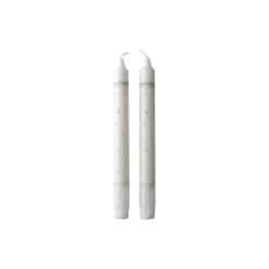 Julemorgen kronelys 2 pakk, multicolored