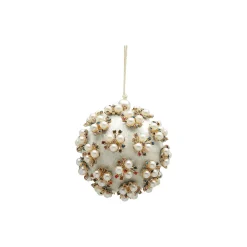 Juleornament Elizabeth, hvit