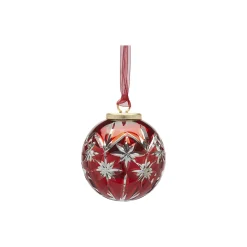 Juleornament stjerne, rød