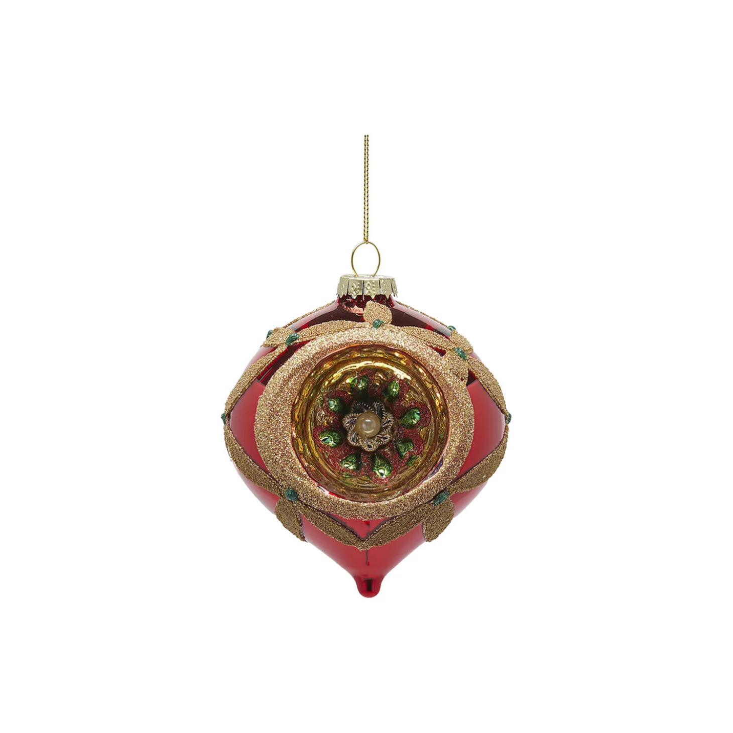 Juleornament vintage, rød