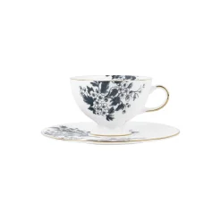 Kaffekopp og sauser, antrasitt