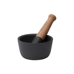 Kit morter, eik/svart