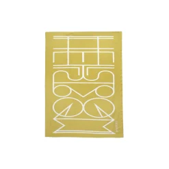 Kjøkkenhåndduk 2-pk, gul med logo