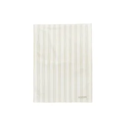 Kjøkkenhåndduk 2-pk, kremhvit med beige striper