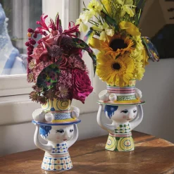 Lady with Hat vase, grønn
