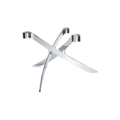 LightArch Mini 3-armers lysestake, krom