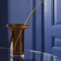 Limelight Rose Vase, amber