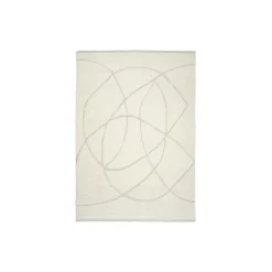 Lineal Sweep gulvteppe, white