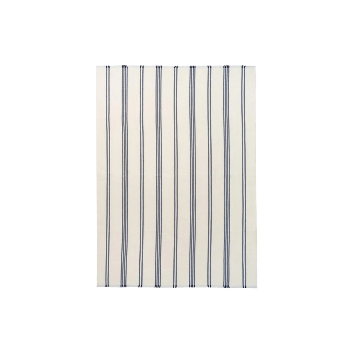 Lines pledd, blue
