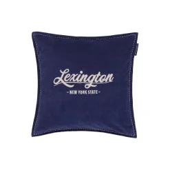 Logo Putetrekk, dark blue/lt beige
