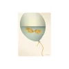 Love in a bubble plakat, 70x50 cm