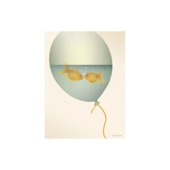 Love in a bubble plakat, 70x50 cm