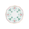 Lucia frokosttallerken 21 cm, hvit/rød/grønn