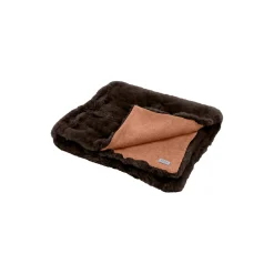 LUIS sengeteppe, dark chocolate