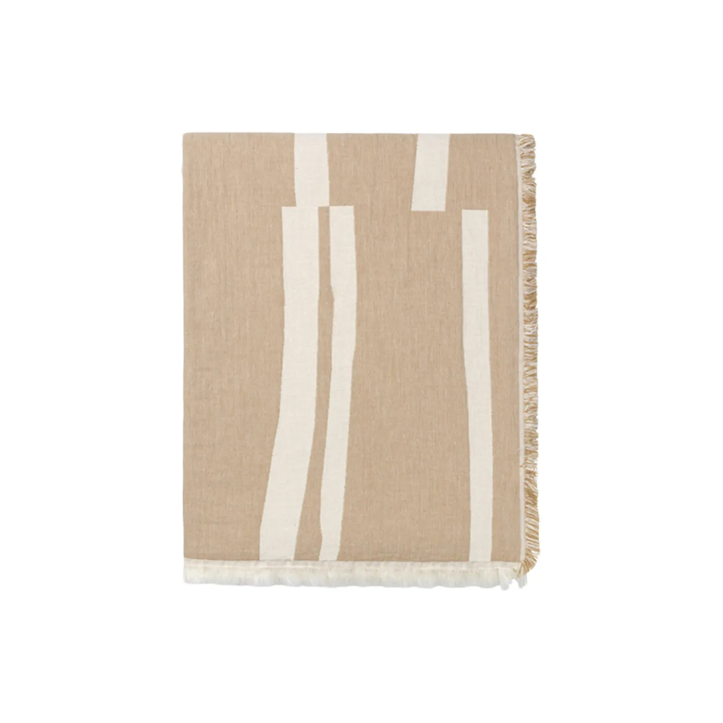 Lyme Grass pledd, beige