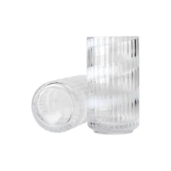 Lyngby Vase, swirl white