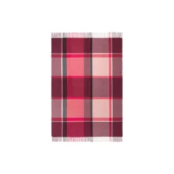 Manhattan pledd, bordeaux/red