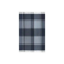 Manhattan pledd, dark blue/asphalt