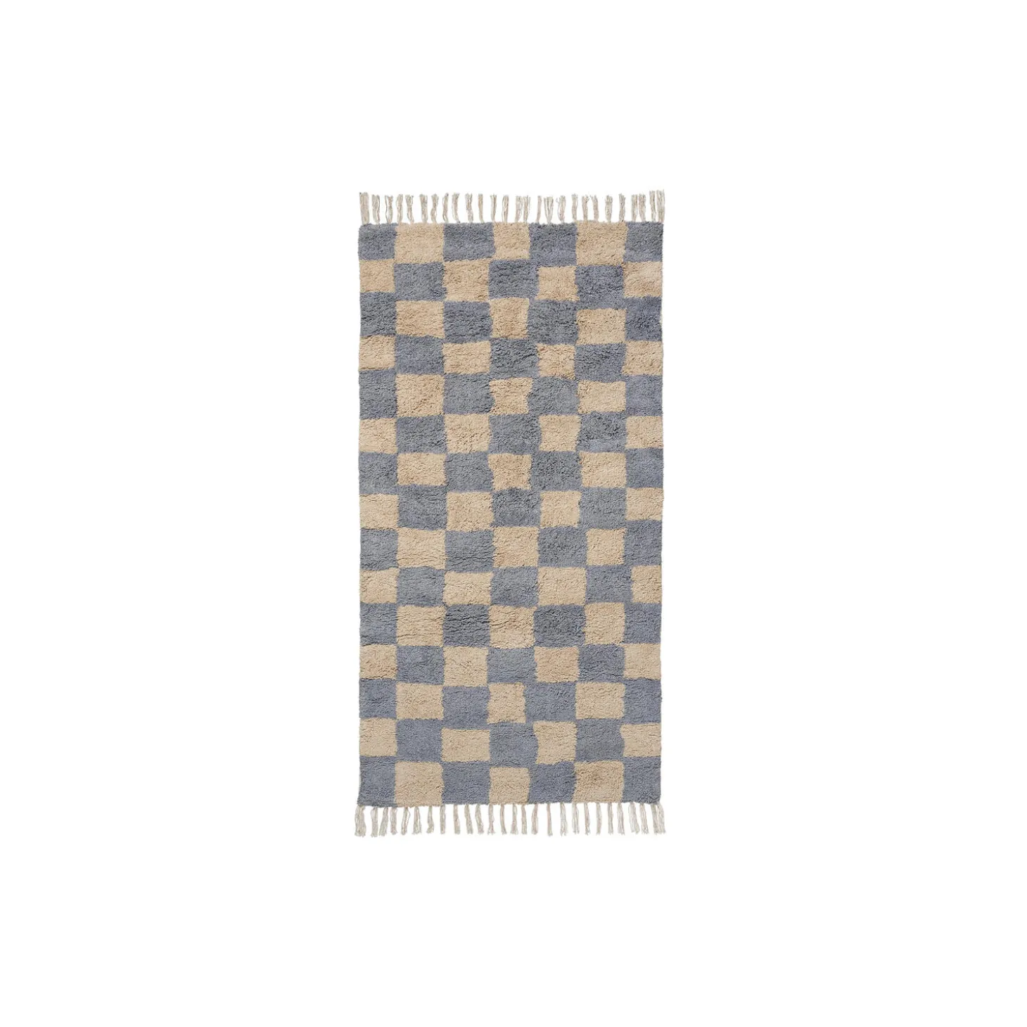 Mara vaskbart teppe, mist blue/warm sand