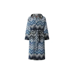 MAREA badekåpe, blue/white