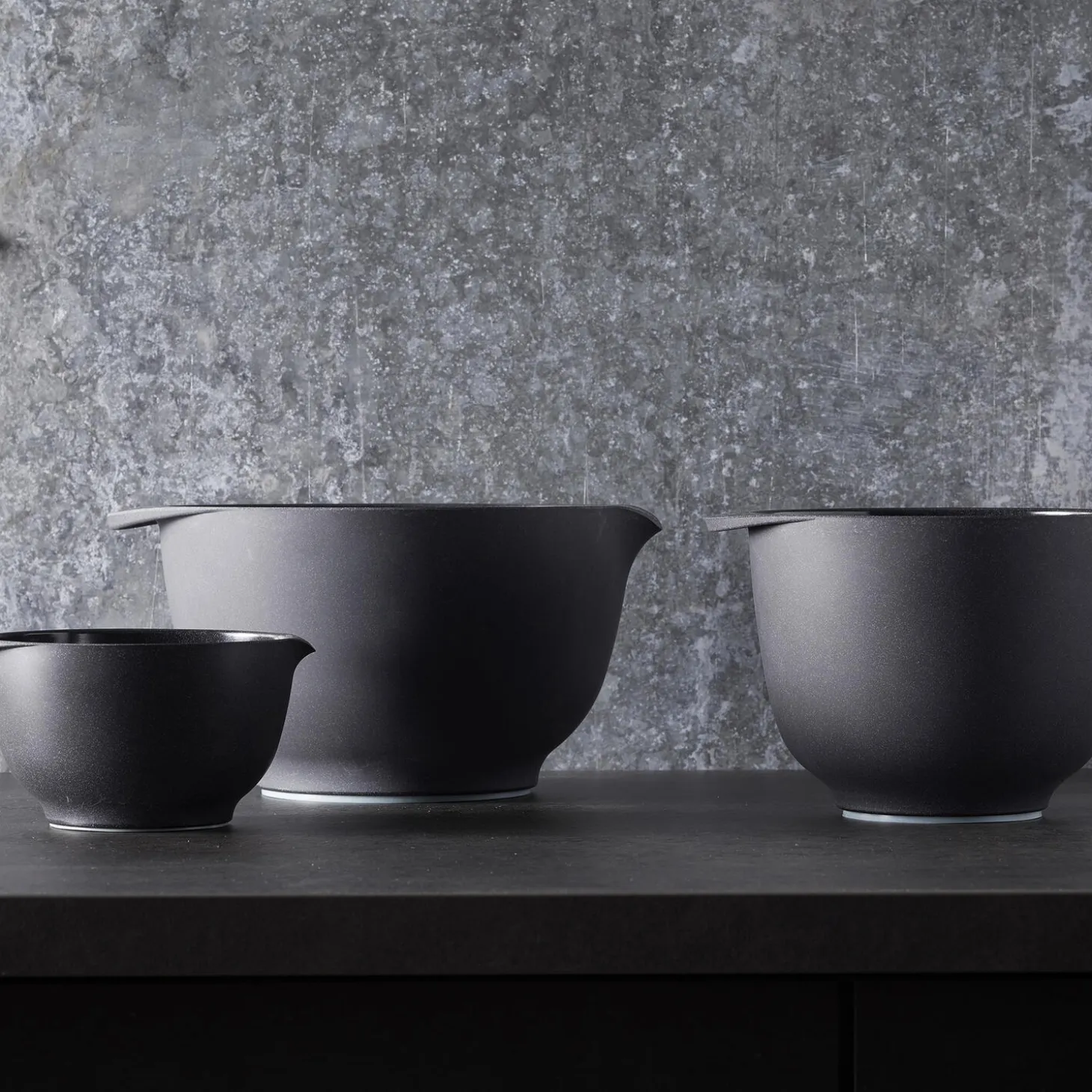Margrethe-sett 4 deler, pebble svart
