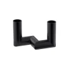 Matrix Mini 2-Arms Candleholder, matte black