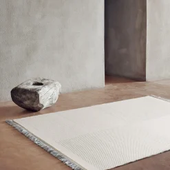 Mattia gulvteppe, white