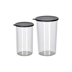 Miksebeger sett med lokk, 400 ml + 600 ml