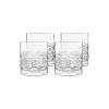 Mixology Textures Vannglass/whiskyglass, 4 stk.