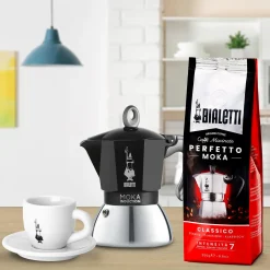 Moka Espresso Maker for Induction, 4 cups